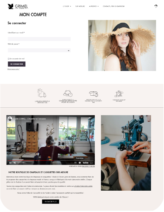 présentation de site de Studio Grimmel